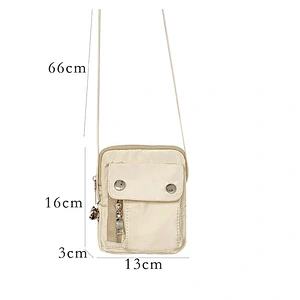 New Trend Korean Style Mini Coin Chest Bag Fanny Pack Waist Bag for Woman
