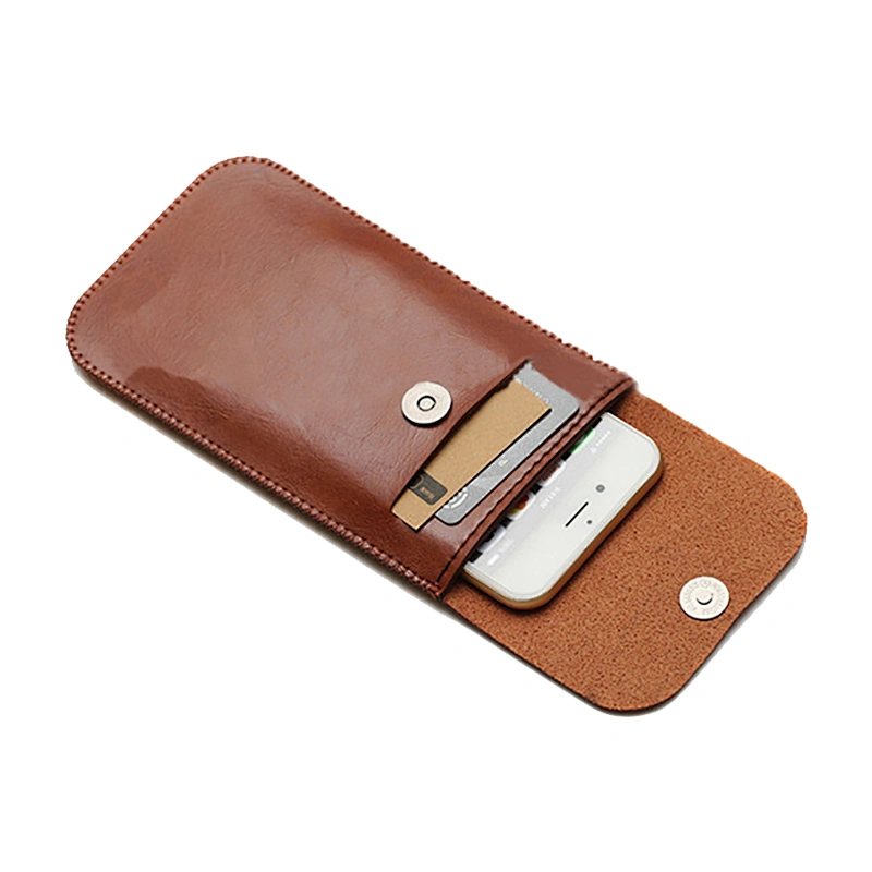 RFID blocking mobile phone leather case