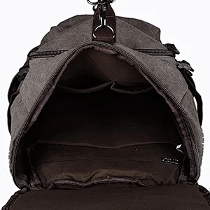 School Bags Trendy Canvas  diaper Backpack square canvas backpack Duffel Backpack Bag Travel
