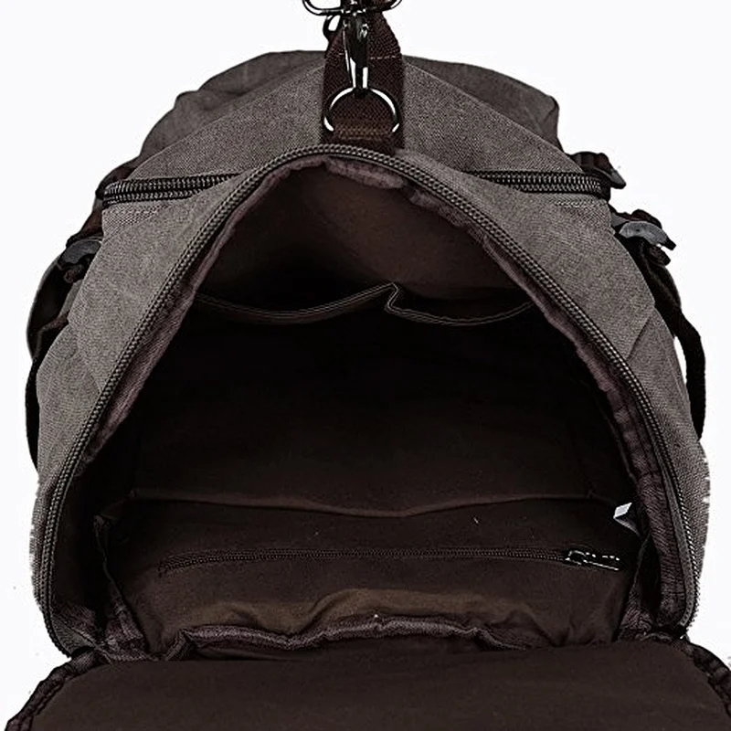 School Bags Trendy Canvas  diaper Backpack square canvas backpack Duffel Backpack Bag Travel