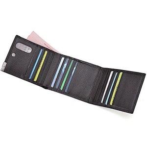 Fashion genuine leather pop wallet Multifunction Short Leather Wallet adam sandler phone wallet keys