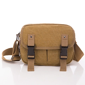 Daily durable cotton canvas crossbody messenger postman satchel shoulder sling bag for male