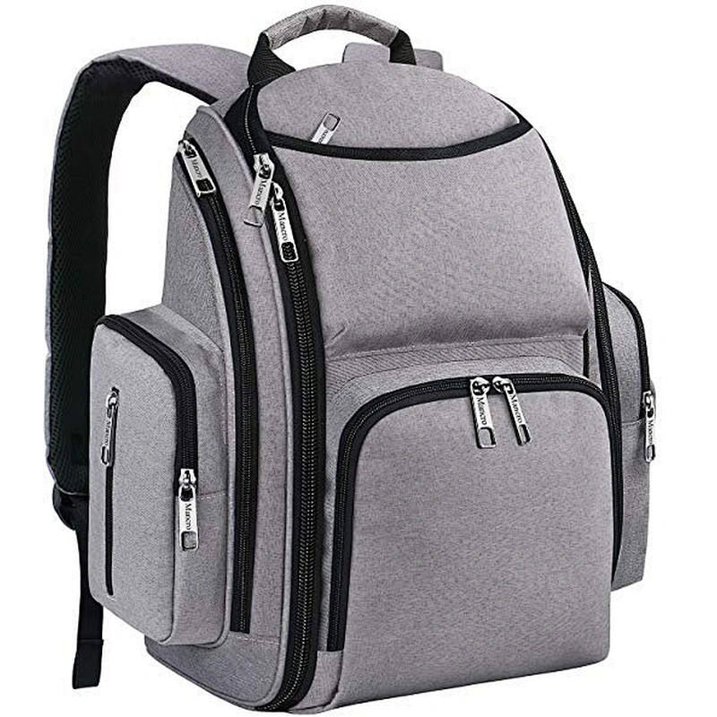 100% Eco-friendly multifunctional new baby diaper nappy bag backpack for mom