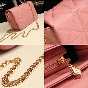 Genuine Leather shoulder bag crossbody chain