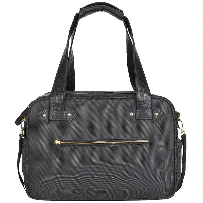 Multifunctional custom logo messenger diaper nappy bag for mommy