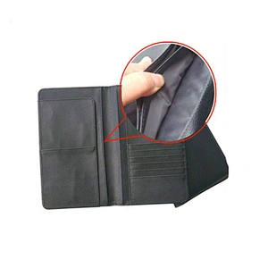 custom safe RFID blocking leather passport holder passport wallet