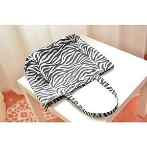 Customisable large utility heavy duty folding foldable polyester shopping handbag tote bag