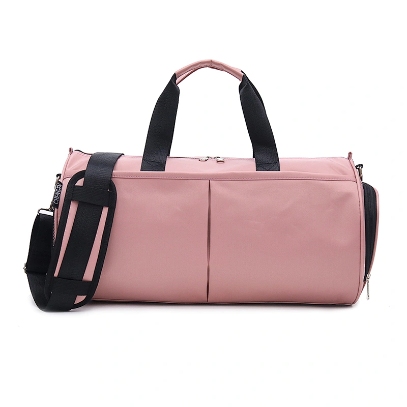 Custom LOGO Waterproof duffel travel bag gym bag with shoe compartment