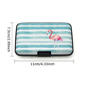 Aluminum Business Credit Card Holder Custom Portable Wallet for Promotional Gifts