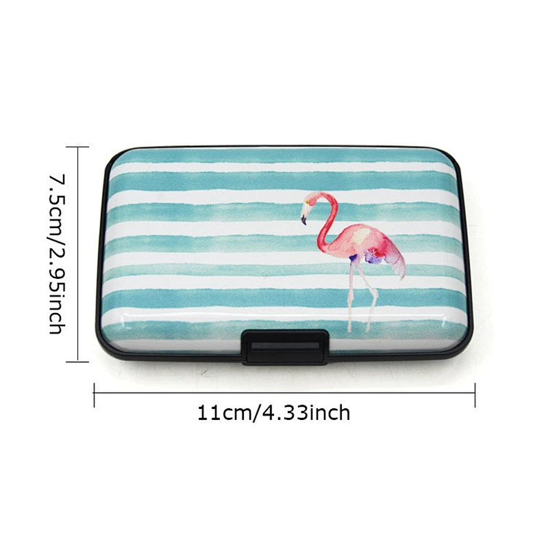 Aluminum Business Credit Card Holder Custom Portable Wallet for Promotional Gifts