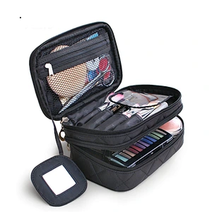 Diamond Lattice Travel Toiletry Bag Portable Storage Bag Cosmetic Case Organizer