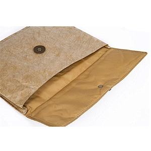 Tyvek Paper Foam Nylon Lining Notebook Kraft Paper File Bag Small Sized Document Wallet Bag