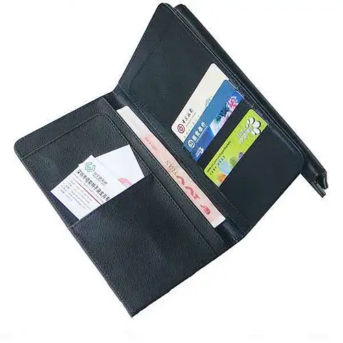 Professional factory custom size RFID Blocking Wallets for credit card