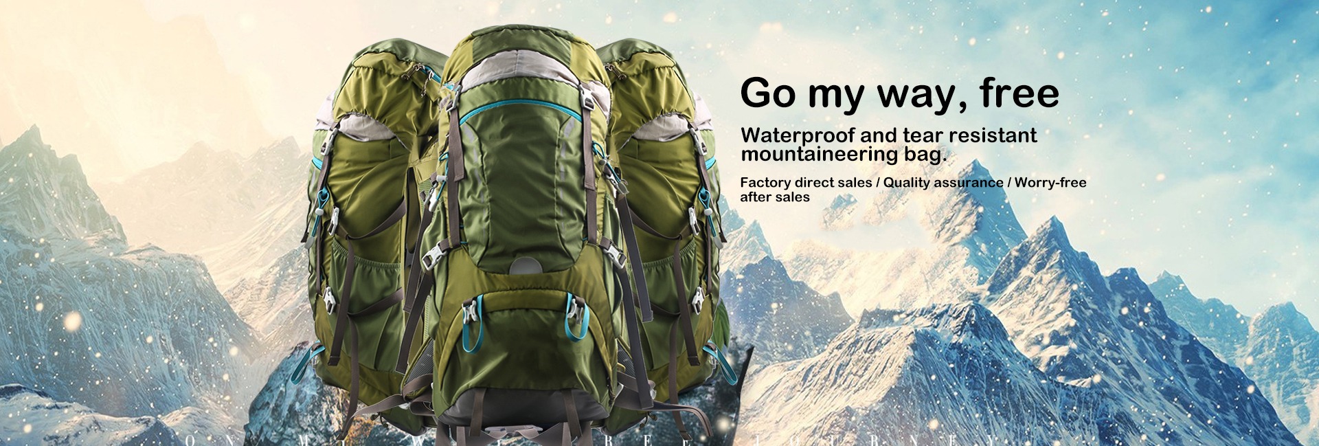 Wateproof Mountaintop bag
