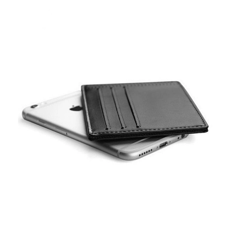 Double Side Genuine Leather Card Holder men wallets case new visa card