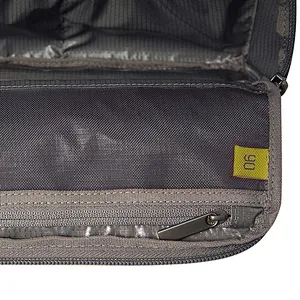 Square fabric private label hotel toiletry kit men toilet bag for travel