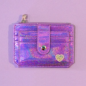 2019 New Women's Coin Purse Laser Shining Leather Card Wallet Women Mini Card Bag
