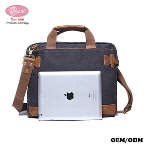 Men's Canvas Handbags Briefcase Messenger Bag Laptop Bag