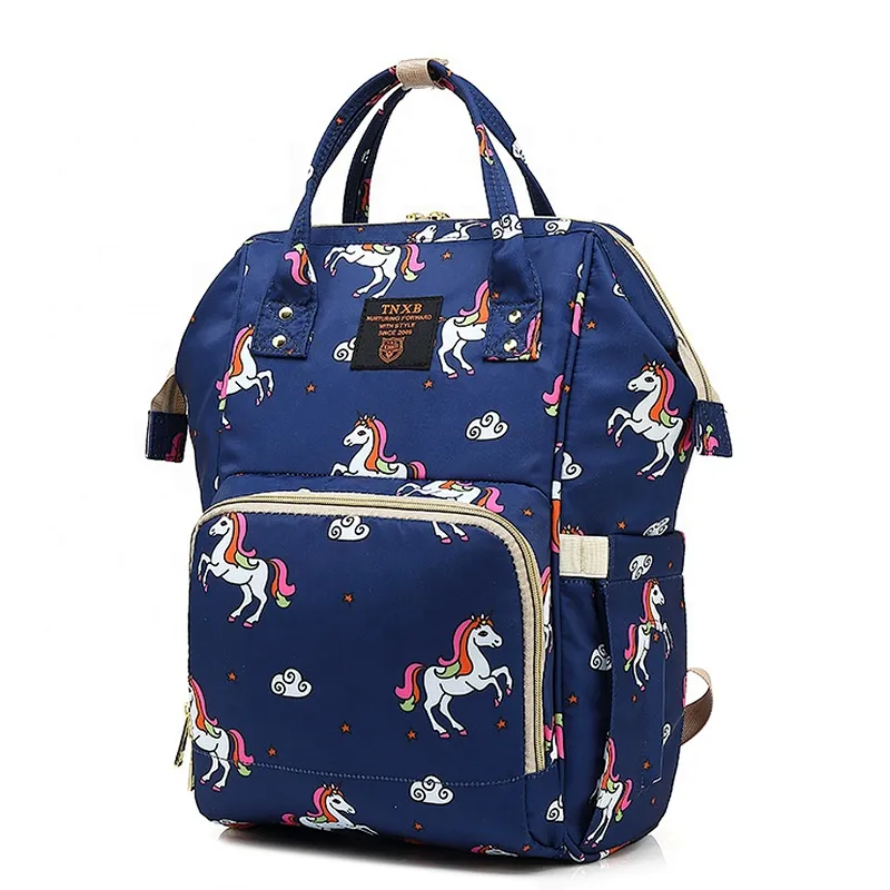 Large Capacity Baby Care Stylish Multi-FunctionTravel Backpack Nappy Bags Maternity Mother Baby Diaper Bag with Waterproof