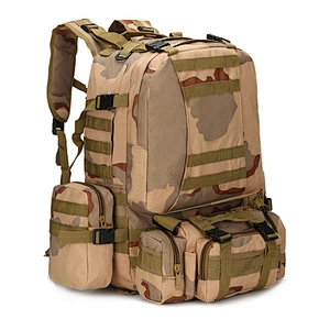 2020 new style  Mens canvas handbag  Military Tactical Backpack Rucksacks Large Capacity Camping Hiking Bag
