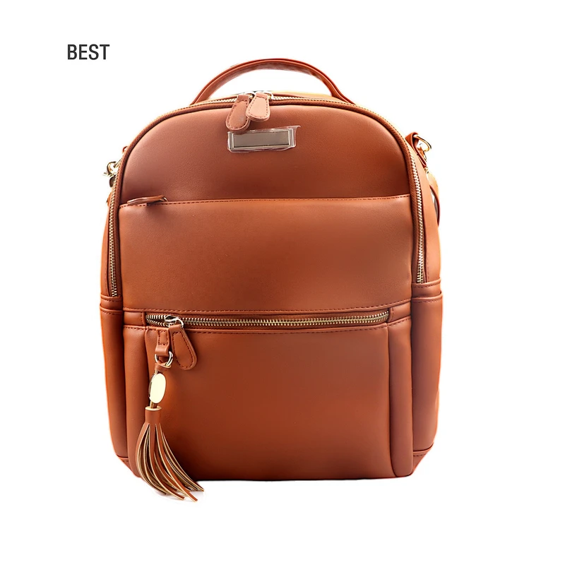 2019 Hot Selling Fashion Wholesale Custom LOGO Ladies PU Leather backpack Women