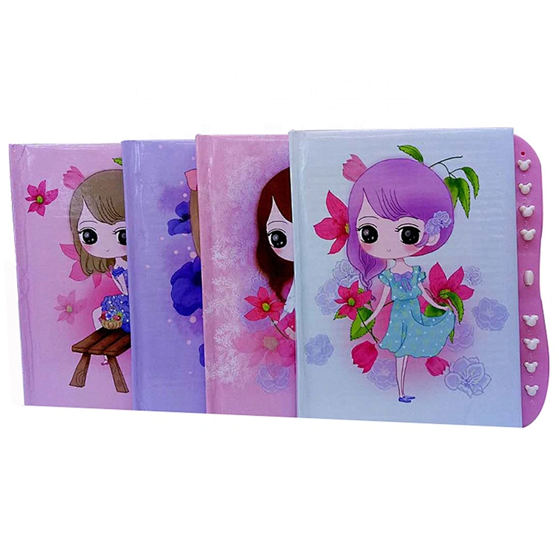 Student cartoon cute kids notebook organizer pink for girls
