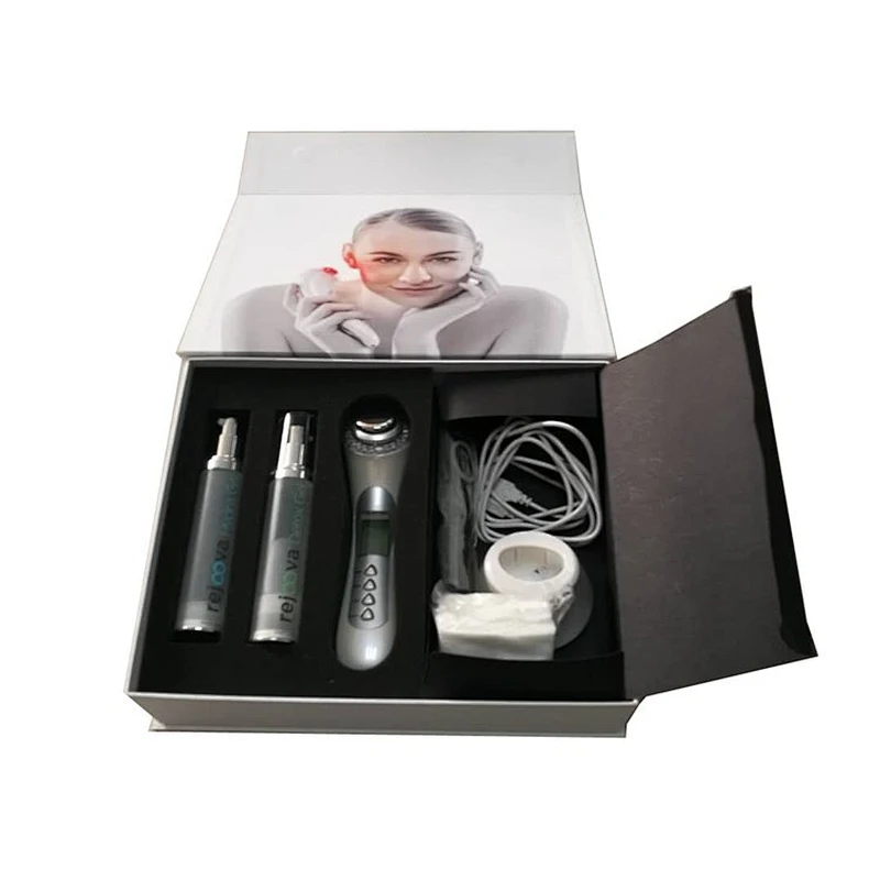 Cosmetic glass packing aluminum bottle gift bags for plastic jar With Foam Insert