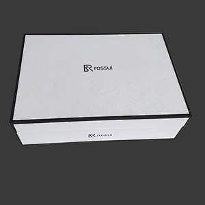 Customized Luxury fashion clothing gold wedding dress guest elegant gift box