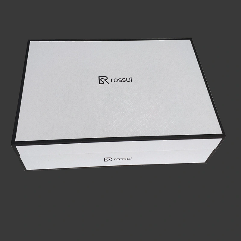 Customized Luxury fashion clothing gold wedding dress guest elegant gift box