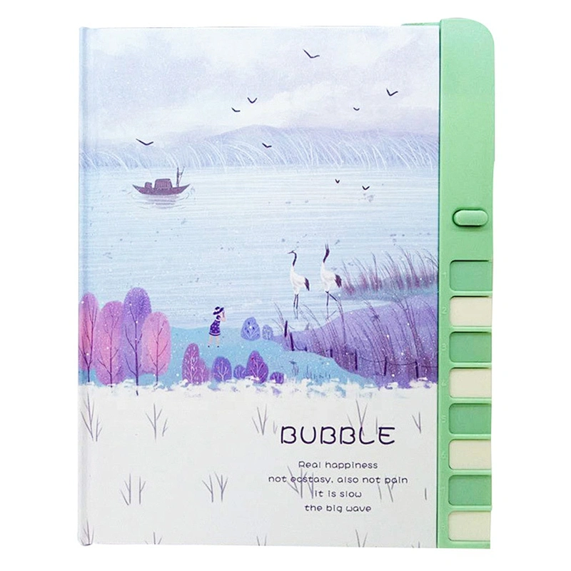 Personal Journal Piano key Password Lock Student Notebook