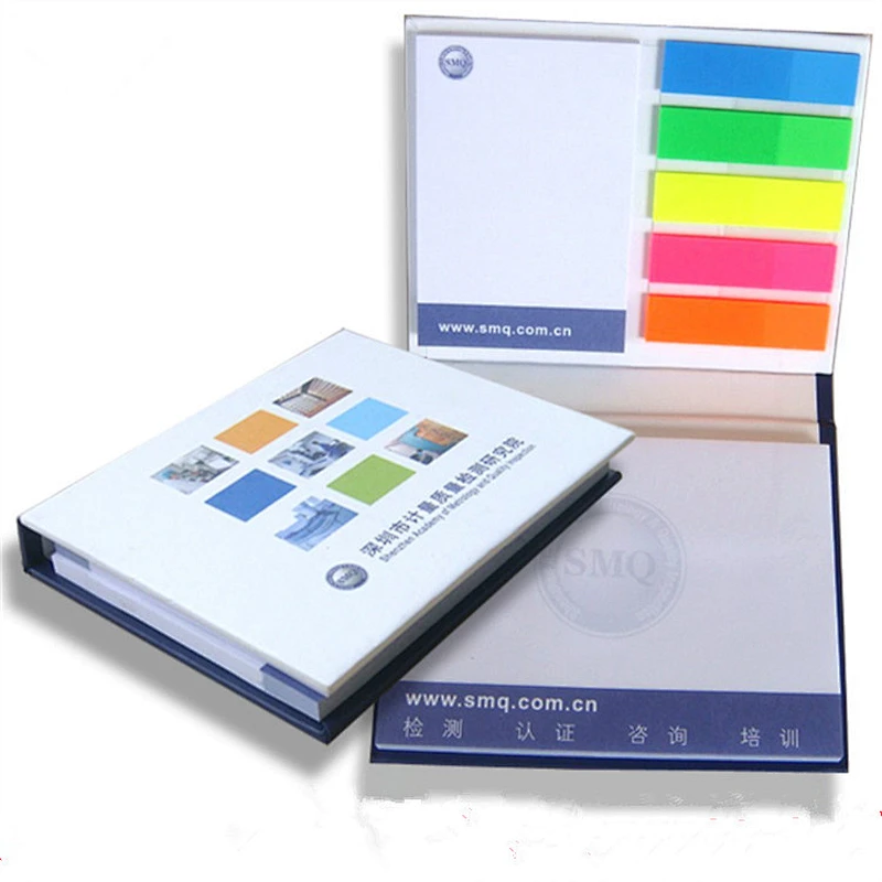 Hardcover sticky note with PET film Index