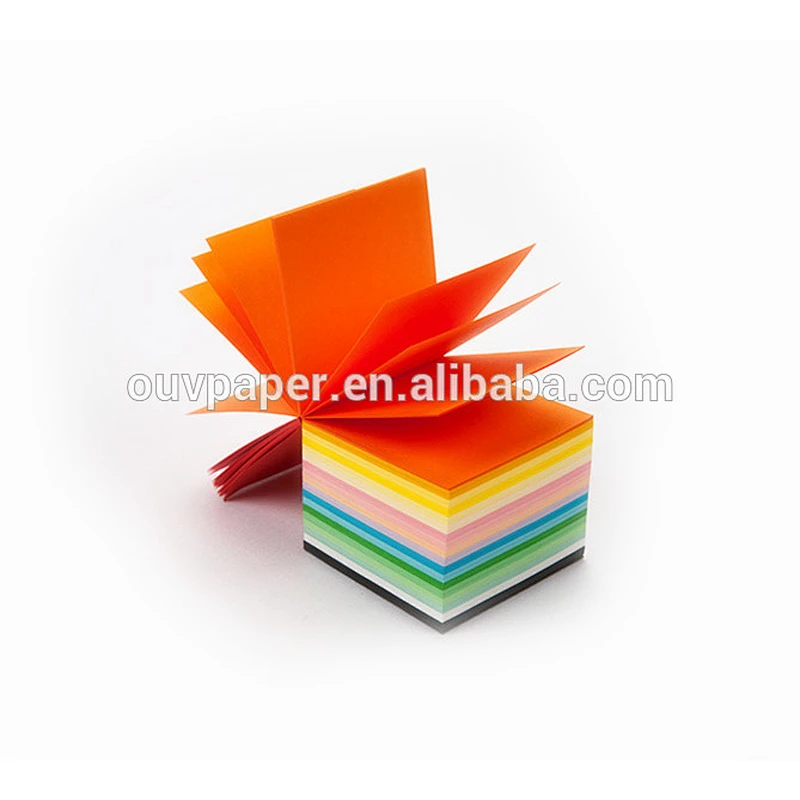 paper memo cube with pen hole, white paper memo cube from China ...