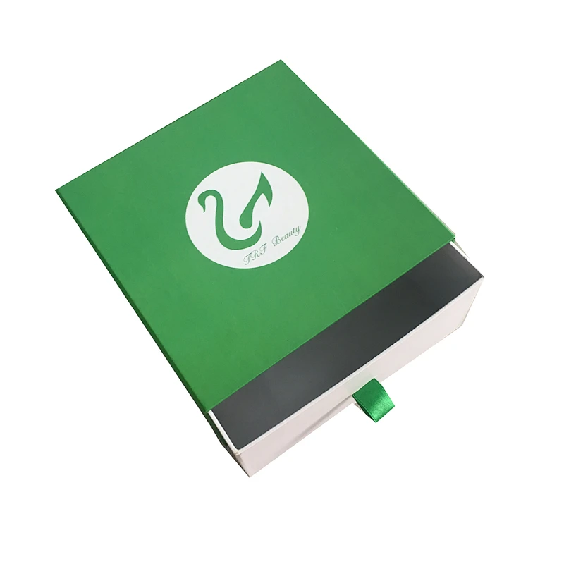 Customized design white cardboard LED light shampoo box