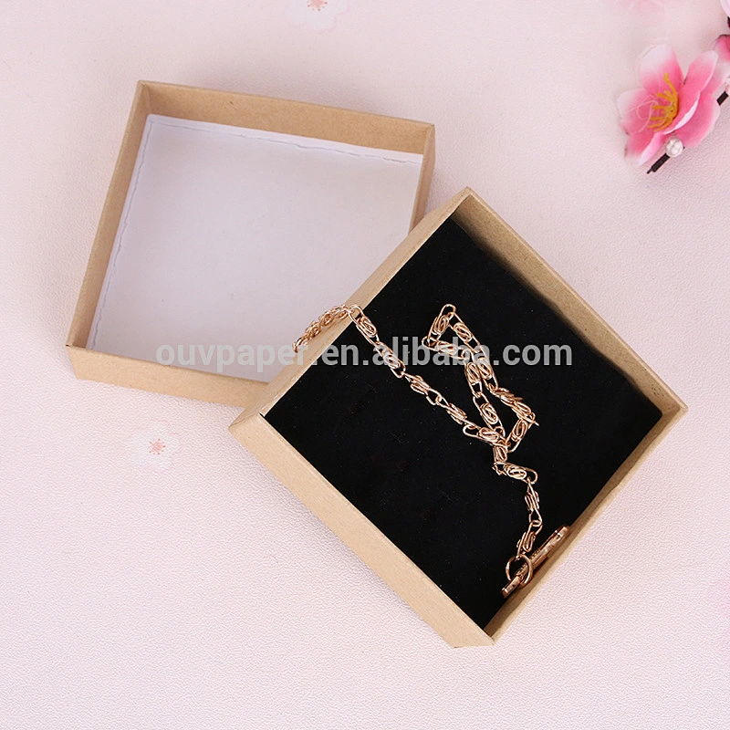 Kraft paper jewelry packaging box