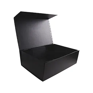 Flat Folding Gift Packaging Box With Magnetic Lid For Baby Clothes