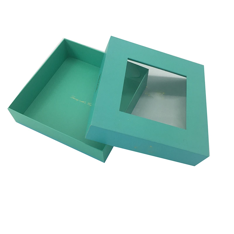 Custom printed small fresh gift box with transparent window from China ...