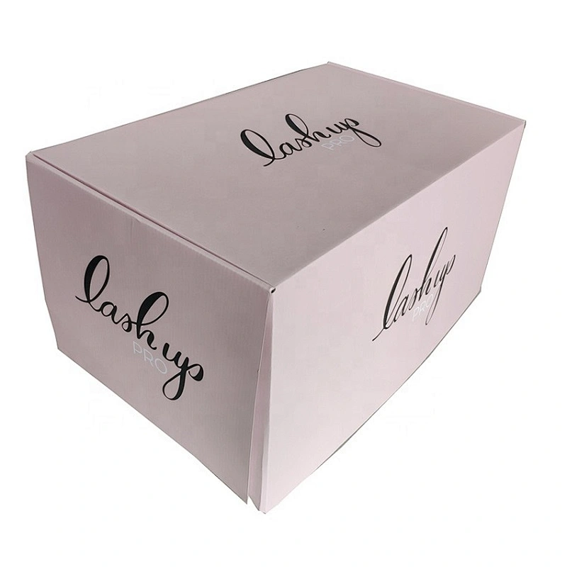 Large pink durable clothing mailing box