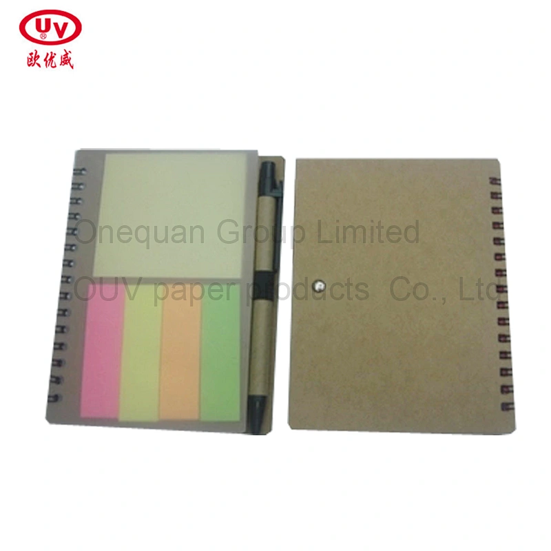 Kraft paper notebook set memo notepad and sticky notes from China ...