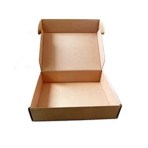 Disposable custom printed brown kraft paper pizza box for take-out