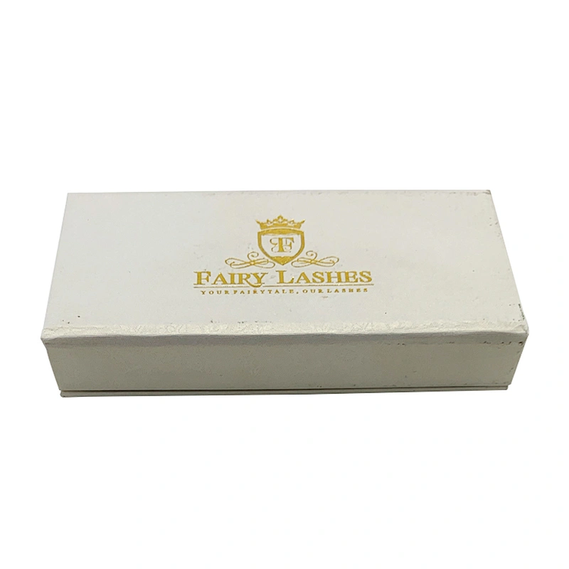 Custom Made cardboard eyelash box clear circle cosmetics