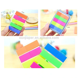 5 color PET film index sticky note