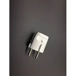 Electric plug straight bell without earth contact