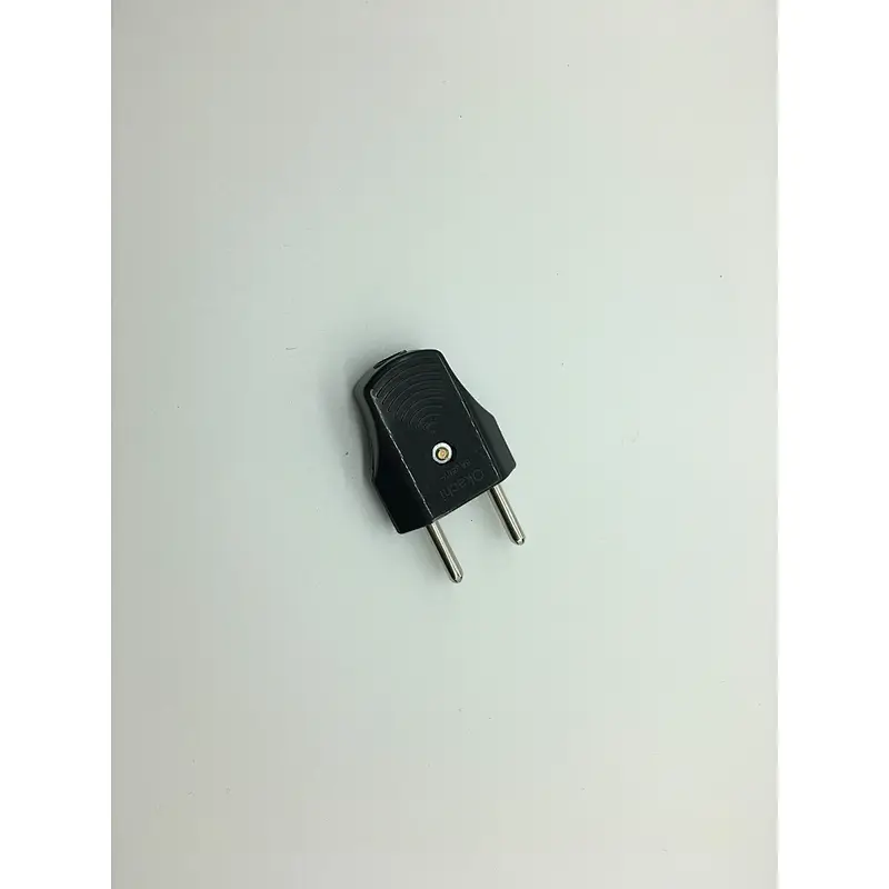Electric flat plug with ring