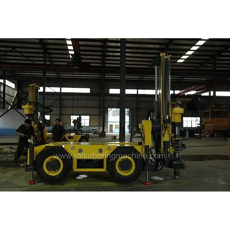 80KN Feed Force Down The Hole Drill Rig For Mining Excavation Project
