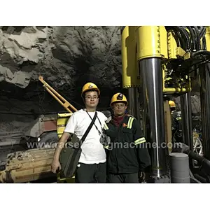 Raise Depth 400m Crawler Raise Borer Diesel - Electric Dual Power Hydraulic System