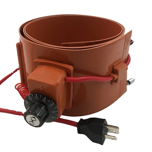 Electric Flexible Rubber Pad Heater Silicone Heating Element Oil Gas Tank Heater