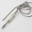 BBQ Temperature Probe with 2 Pcs Stainless Steel Grill Holder