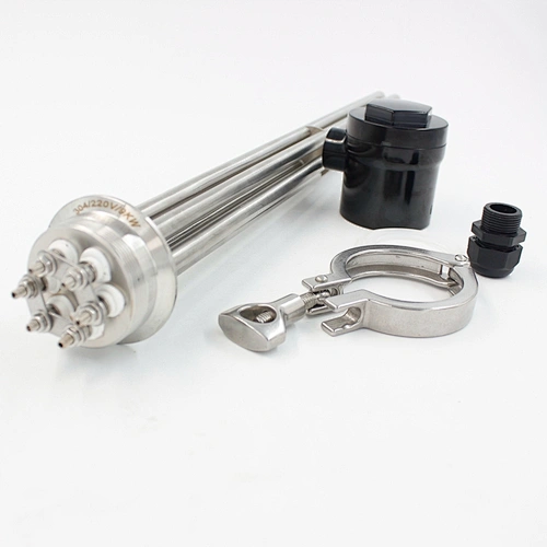 Food Hygiene Grade SUS304 Chuck Quick Connection Brewing Machinery Distillation Electric Heating Element