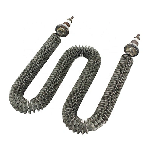 W Shape Industrial Air Fin Heating Elements For Load Bank Oven And Duct Heater