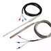 High Performance PT100 Type Armored Temperature Sensor Probe Range -200-450C